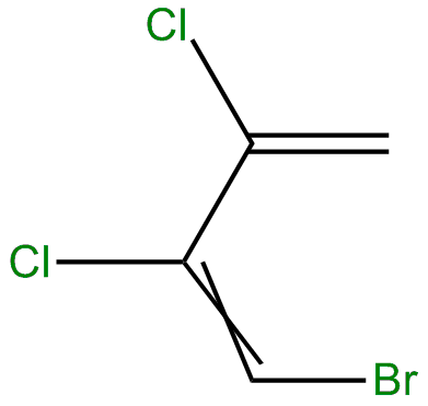 Image of 1-bromo-2,3-dichloro-1,3-butadiene
