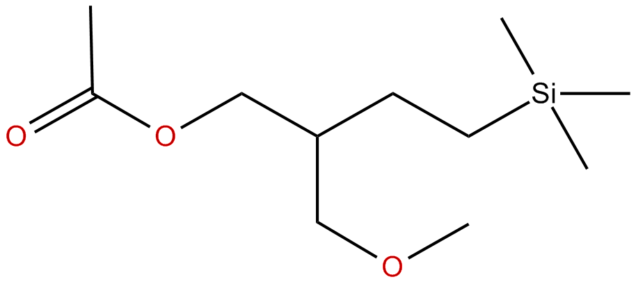 Image of 1-butanol, 2-(methoxymethyl)-4-(trimethylsilyl)-, acetate