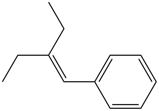 Image of 1-butene, 2-ethyl-1-phenyl-