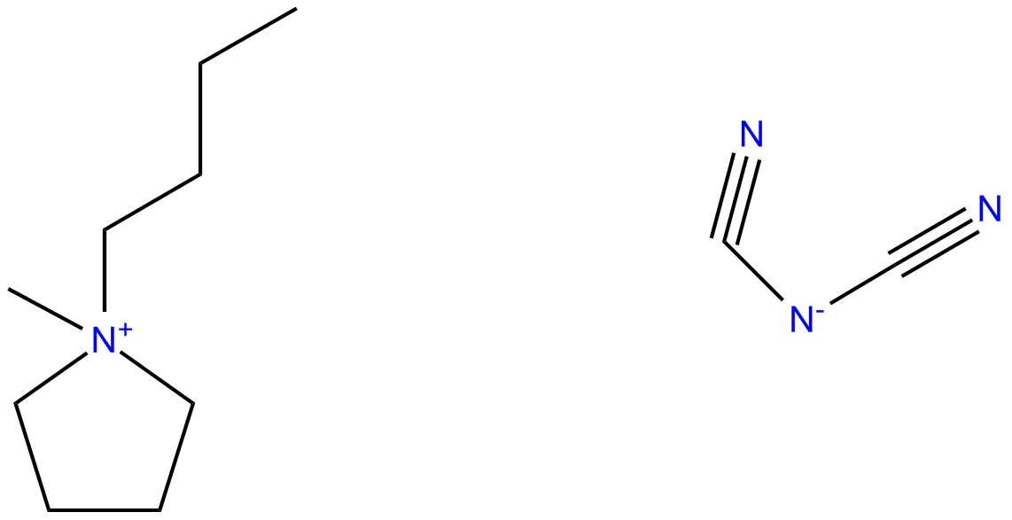 Image of 1-butyl-1-methylpyrrolidinium dicyanamide