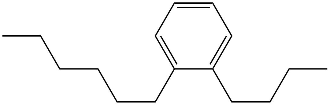 Image of 1-butyl-2-hexylbenzene