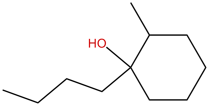 Image of 1-butyl-2-methylcyclohexanol