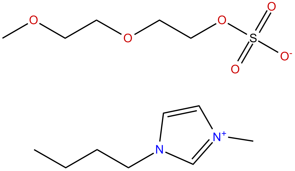 Image of 1-butyl-3-methylimidazolium 2-(2-methoxyethoxy)ethyl sulfate