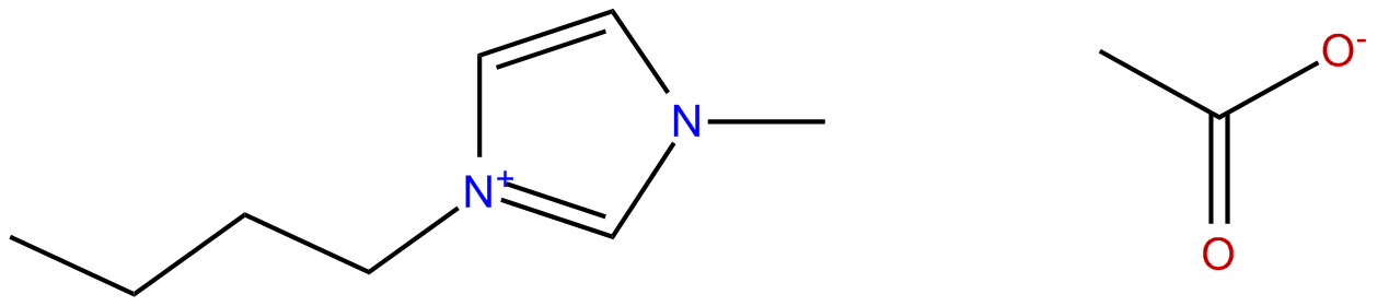 Image of 1-butyl-3-methylimidazolium acetate