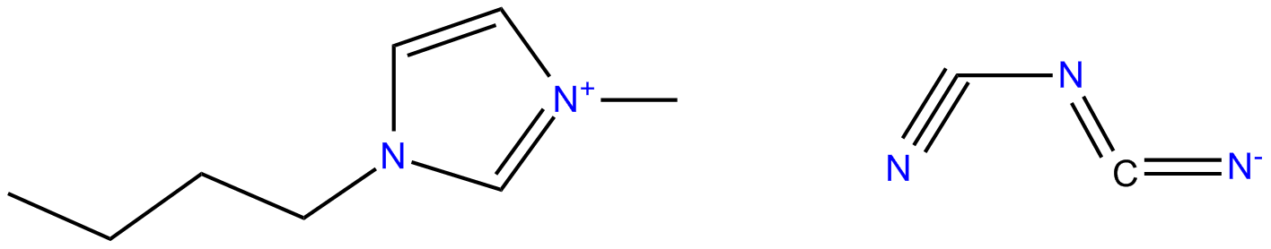 Image of 1-butyl-3-methylimidazolium dicyanamide