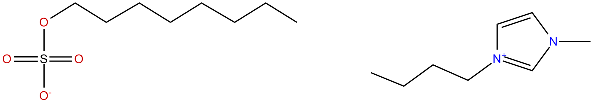 Image of 1-butyl-3-methylimidazolium octylsulfate