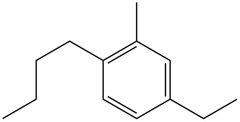 Image of 1-butyl-4-ethyl-2-methylbenzene