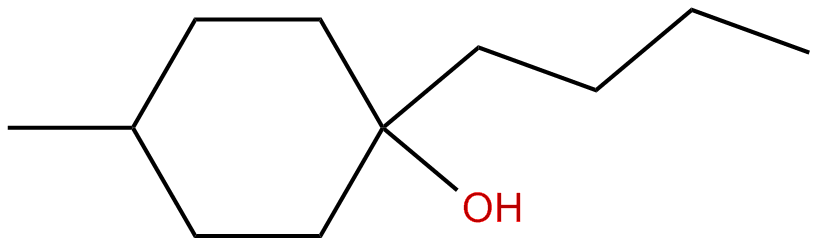 Image of 1-butyl-4-methylcyclohexanol