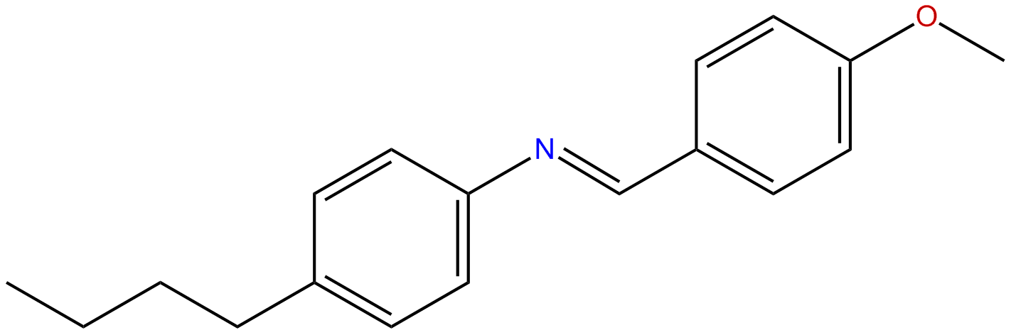 Image of 1-butyl-4-[(p-methoxybenzylidene)amino]benzene