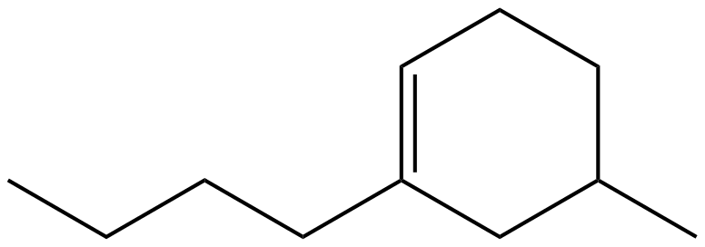 Image of 1-butyl-5-methylcyclohexene
