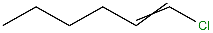 Image of 1-chloro-1-hexene