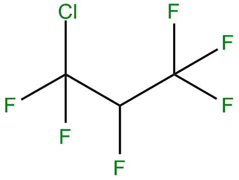 Image of 1-chloro-1,1,2,3,3,3-hexafluoropropane
