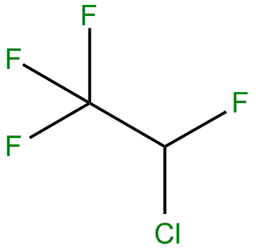 Image of 1-chloro-1,2,2,2-tetrafluoroethane