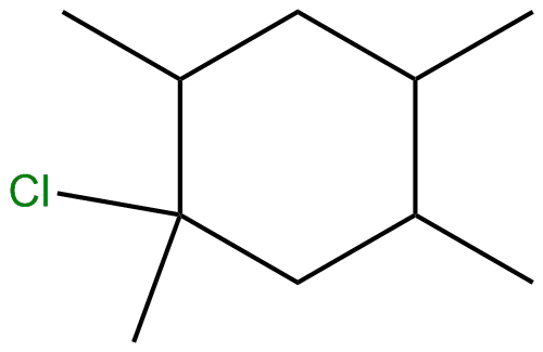 Image of 1-chloro-1,2,4,5-tetramethylcyclohexane