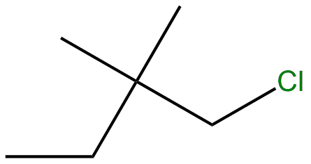 Image of 1-chloro-2,2-dimethylbutane