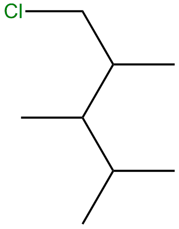 Image of 1-chloro-2,3,4-trimethylpentane