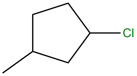 Image of 1-chloro-3-methylcyclopentane