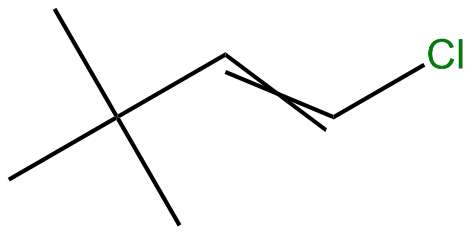Image of 1-chloro-3,3-dimethyl-1-butene