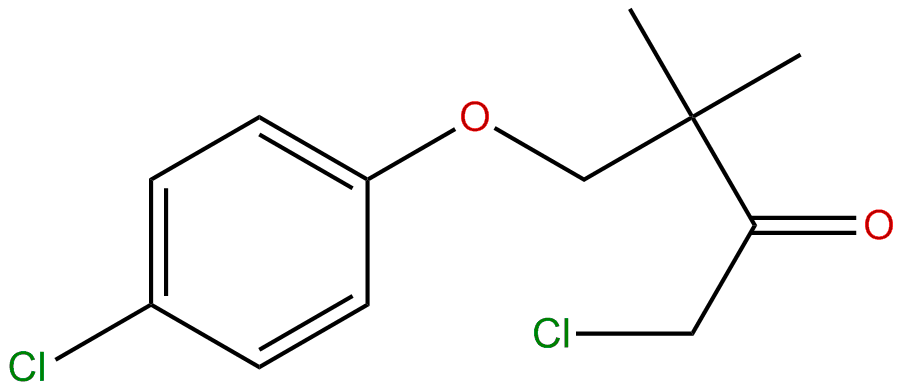 Image of 1-chloro-4-(4-chlorophenoxy)-3,3-dimethyl-2-butanone