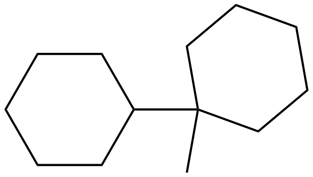 Image of 1-cyclohexyl-1-methylcyclohexane