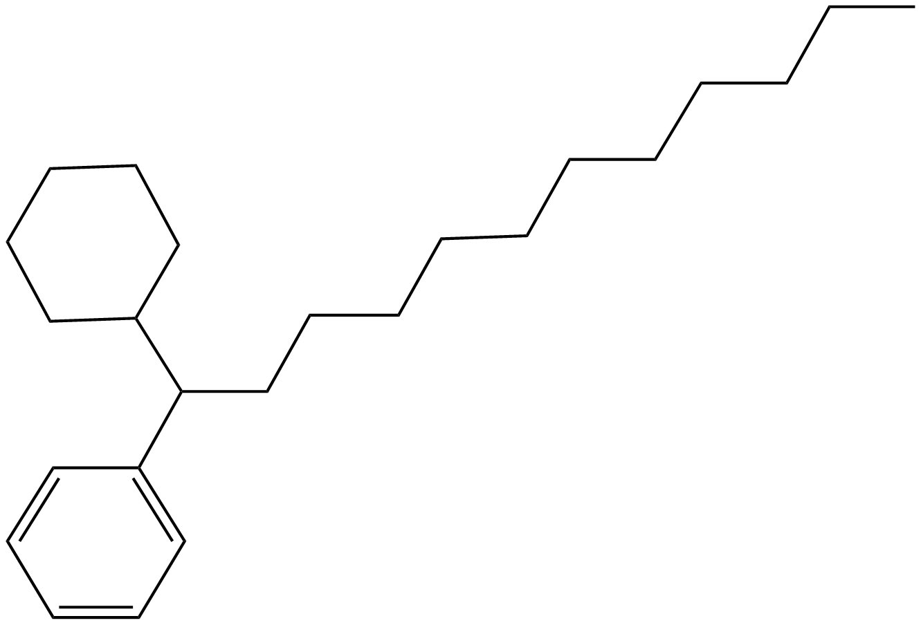 Image of 1-cyclohexyl-1-phenyldodecane
