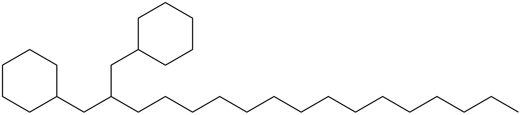 Image of 1-cyclohexyl-2-(cyclohexylmethyl)heptadecane