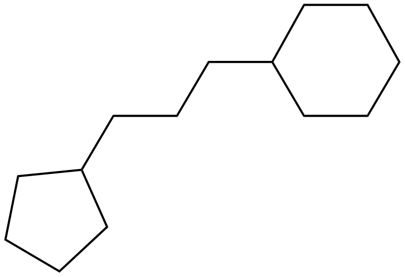 Image of 1-cyclohexyl-3-cyclopentylpropane