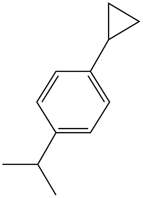 Image of 1-cyclopropyl-4-(1-methylethyl)benzene