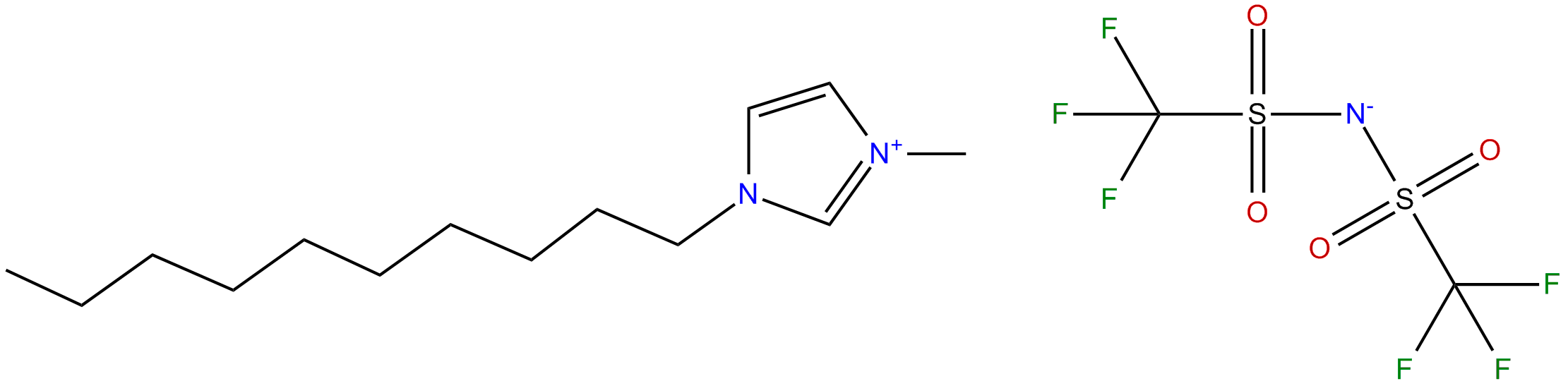 Image of 1-decyl-3-methylimidazolium bis(trifluoromethylsulfonyl)amide