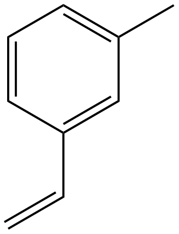 Image of 1-ethenyl-3-methylbenzene