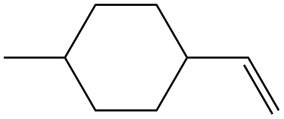 Image of 1-ethenyl-4-methylcyclohexane
