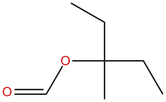 Image of 1-ethyl-1-methylpropyl methanoate