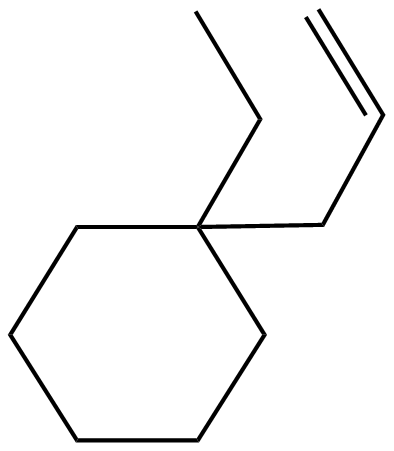 Image of 1-ethyl-1-(2-propenyl)cyclohexane