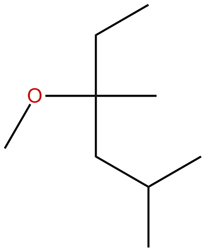 Image of 1-ethyl-1,3-dimethylbutyl methyl ether