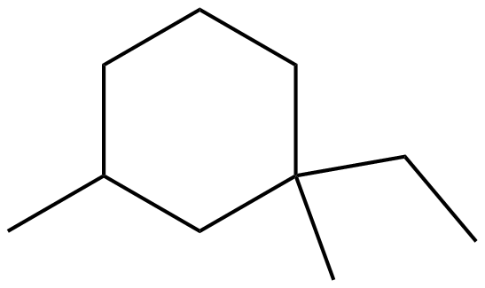 Image of 1-ethyl-1,3-dimethylcyclohexane