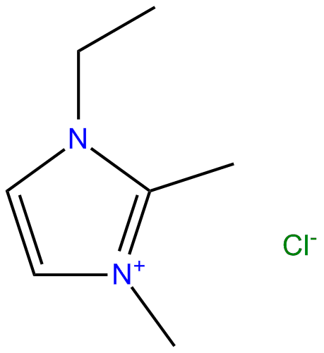 Image of 1-ethyl-2,3-dimethylimidazolium chloride