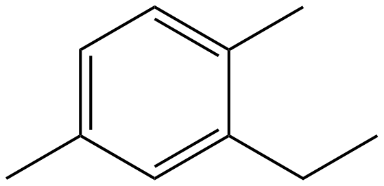 Image of 1-ethyl-2,5-dimethylbenzene