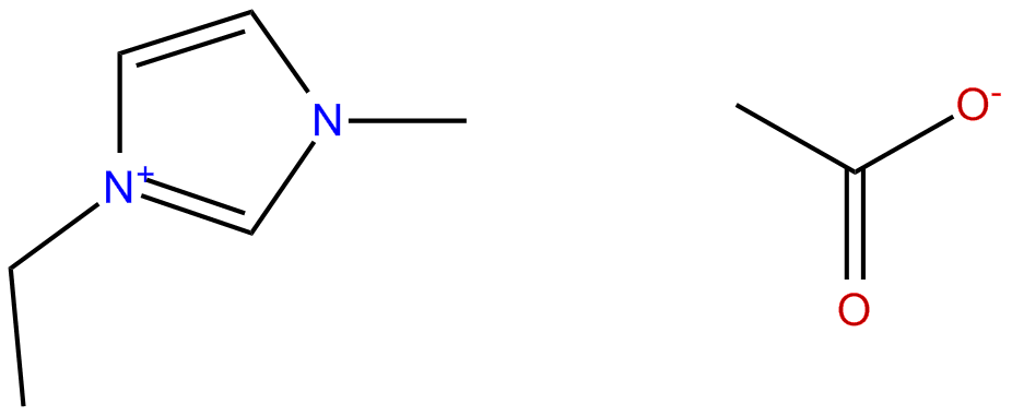 Image of 1-ethyl-3-methylimidazolium acetate