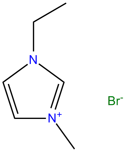 Image of 1-ethyl-3-methylimidazolium bromide