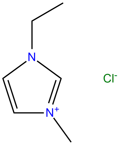 Image of 1-ethyl-3-methylimidazolium chloride