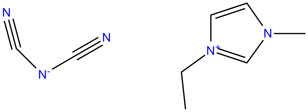 Image of 1-ethyl-3-methylimidazolium dicyanamide