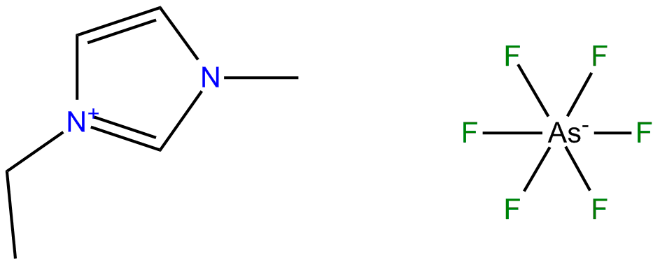 Image of 1-ethyl-3-methylimidazolium hexafluoroarsenate