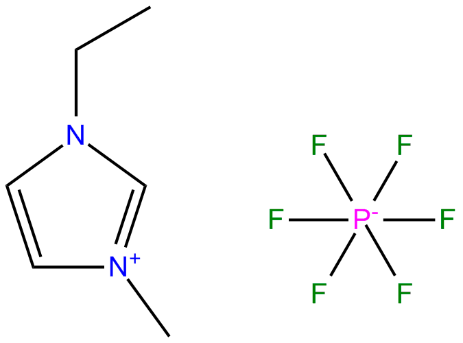 Image of 1-ethyl-3-methylimidazolium hexafluorophosphate