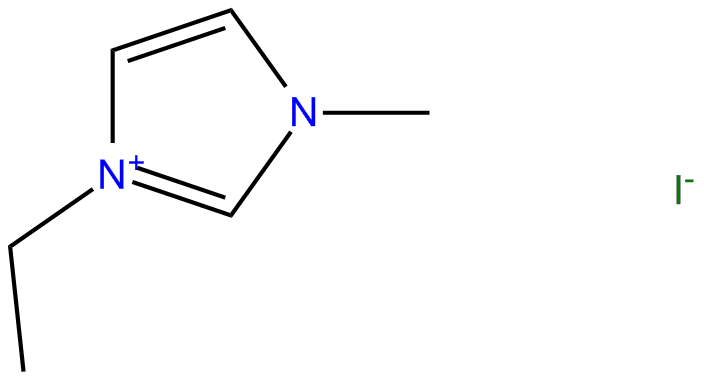 Image of 1-ethyl-3-methylimidazolium iodide