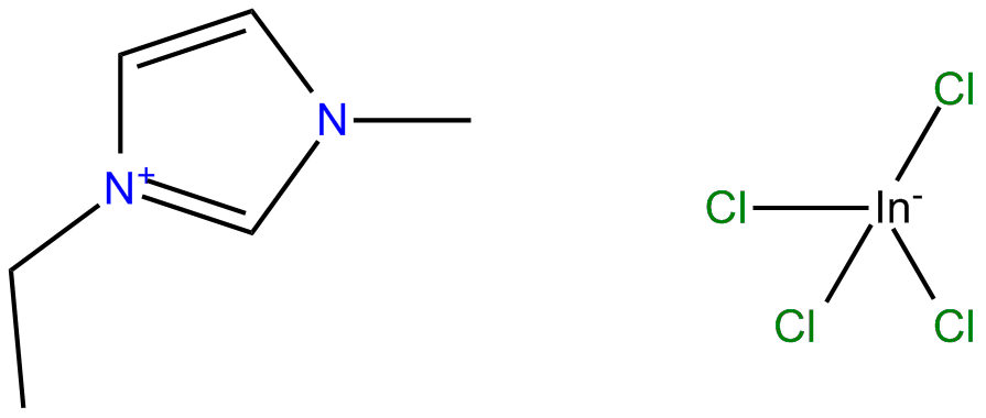 Image of 1-ethyl-3-methylimidazolium tetrachloroindate