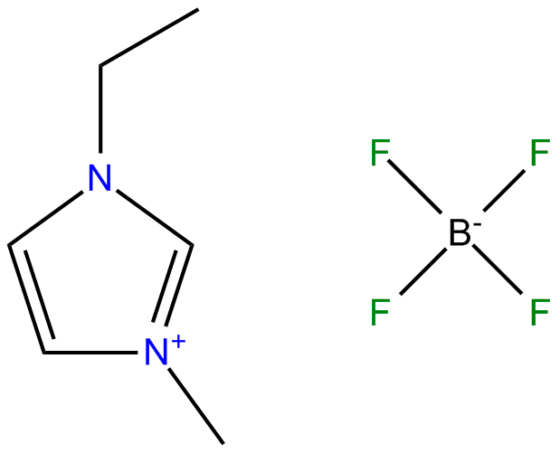 Image of 1-ethyl-3-methylimidazolium tetrafluoroborate