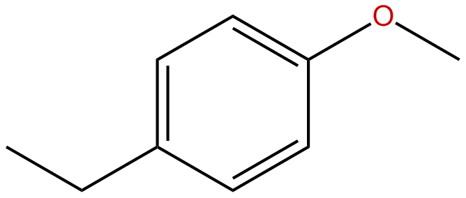C9H12O. anisole, p-ethyl. benzene, 1-ethyl-4-methoxy. 