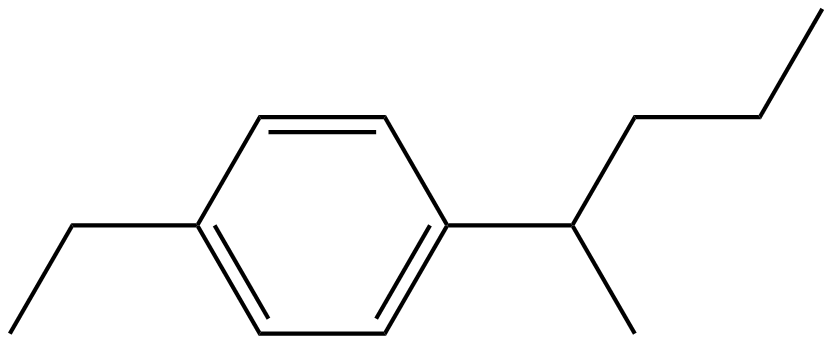 Image of 1-ethyl-4-(1-methylbutyl)benzene
