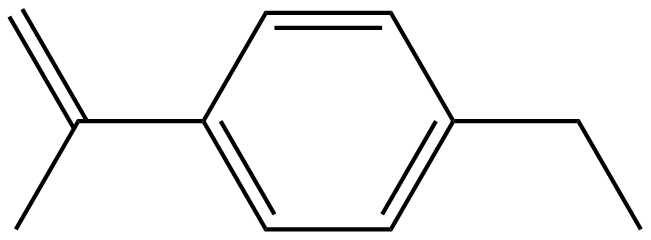 Image of 1-ethyl-4-(1-methylethenyl)benzene