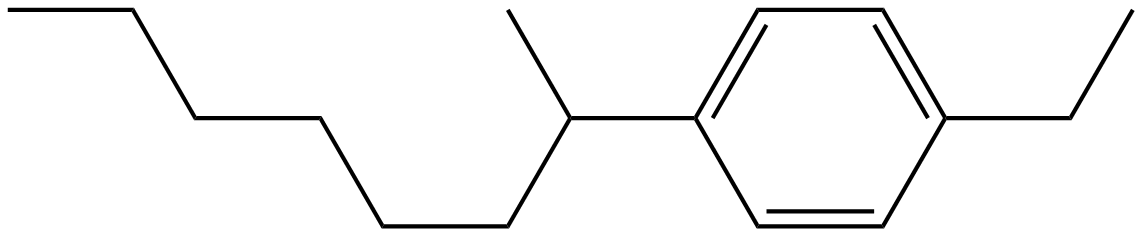Image of 1-ethyl-4-(1-methylheptyl)benzene